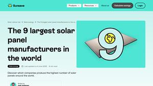 The 9 largest solar panel manufacturers in the world - solar panel supplier