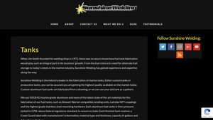 Tanks - Sunshine Welding - custom fuel tank fabrication