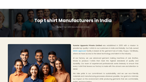 Top t shirt Manufacturers in India - Sunstar Apparels - shirt supplier t shirt wholesale