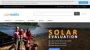 SunWatts - Solar kits, solar panels, home storage batteries - solar supplier