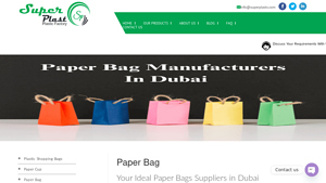 Paper Bag Manufacturers & Suppliers in Dubai, UAE - paper bag supplier