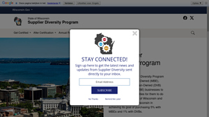 WI Supplier Diversity Program - diverse supplier