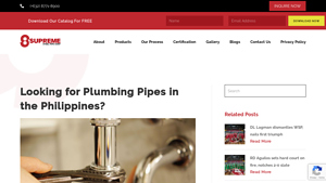 Plumbing Suppliers Philippines | Supreme Pipe Corporation - plumbing supplier