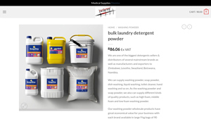 bulk laundry detergent powder - Sutures Suppliers South Africa - laundry detergent supplier