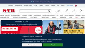 SVB | Online shop for yacht and boat equipment - boat accessories supplier