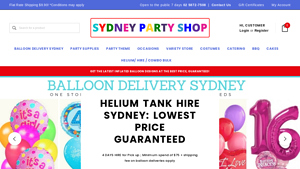 Sydney Party Shop | Balloon Delivery Sydney | Same Day Balloon Delivery ... - party shop suppliers