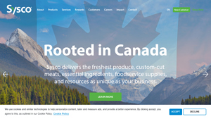 Sysco Canada - Food Service, Distributors & Wholesalers - bulk food supplier