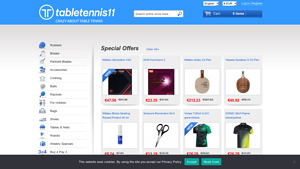Table Tennis Online Shop | Tabletennis11.com (TT11) - table tennis tables supplier china