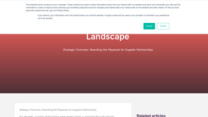 Dynamic Supplier Collaboration in a Shifting Tariff Landscape - dynamic suppliers