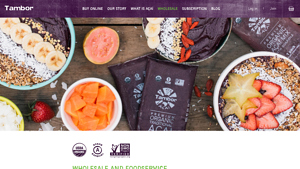Wholesale - Tambor® | A PASSION FOR Premium Açaí - acai bowl supplier