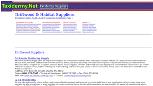 Taxidermy.Net: Driftwood Suppliers - taxidermy supplier