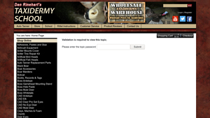 Taxidermy Arts | Home | Dan Rinehart's Taxidermy Arts Supply - taxidermy supplier