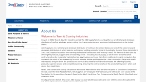 About Us | Town & Country - ABC Supply Co., Inc. - abc suppliers