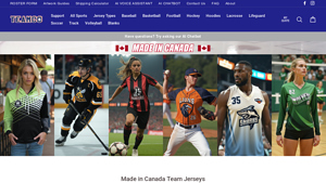Manufacturer of Canadian Made Jerseys and Team Uniforms - best soccer jersey supplier