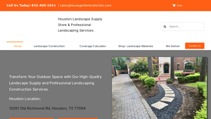 Landscape Supply Houston - We Deliver - Texas Garden Materials - landscape stone supplier