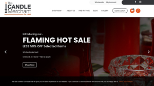 The Candle Merchant - Retailer & Wholesaler - Shop Online - candle supplier