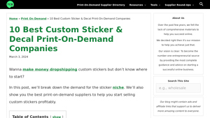10 Best Custom Sticker & Decal Print-On-Demand Companies - decal supplier