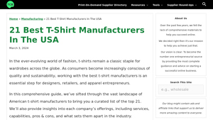 21 Best T-Shirt Manufacturers In The USA - t shirt supplier