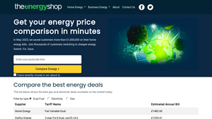 Energy Comparison Service | The Energy Shop - cheapest energy supplier