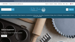The Great Cake Warehouse are suppliers of wholesale cake supplies. - wholesale baking suppliers