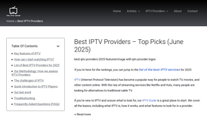 Best IPTV Providers - Top Picks (June 2025) - The IPTV Guide - iptv supplier