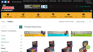 Buy Pinball Machines Online - The Pinball Company - pinball machine supplier