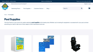 Pool Supplies - The Pool Factory - pool supplier