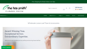 Wholesale Loose Leaf Teas & Accessories - The Tea Smith - tea supplier