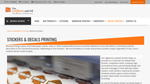 Decals Printing in Dubai | Quality Stickers Supplier Shops in UAE - decal supplier