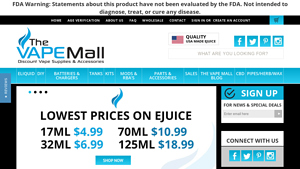 Discount Vape Shop: Vape Supplies & Cheap Vape Juice | The Vape Mall - vape supplier