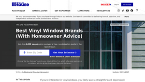 Best Vinyl Window Brands in 2025 - This Old House - vinyl window supplier