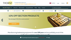 Beekeeping Equipment in the UK | E.H. Thorne - bee supplier