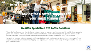 Specialty Coffee Supplier for Small Businesses - Those Coffee People - coffee supplier