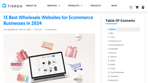 13 Best Wholesale Websites for Ecommerce Businesses in 2024 - Tigren - online wholesale supplier