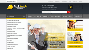 Safety Products - Industrial Supply | TnA Safety - safety supplier