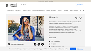 Albano's - Todo está en Madrid - clothes supplier