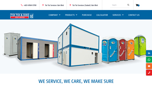 Portable Toilet & Mobile Toilet Rental Supplier In Malaysia - ToiToi - portable toilet supplier