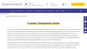 Trampoline Socks In Stock Wholesale Supplier, Bulk Custom Grip Jump ... - trampoline park supplier