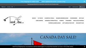 Trickflies.ca | Lifetime Satisfaction | Fly Fishing Flies and Supplies ... - fishing flies supplier
