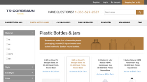 Plastic Bottles & Jars | TricorBraun Canada - plastic bottle supplier