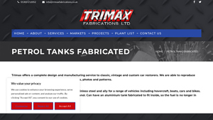 Petrol Tanks Fabricated - Trimax Fabrications - custom fuel tank fabrication