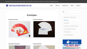 Envelopes | Tri-Star Paper Products - envelope supplier