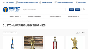 Custom Awards & Trophies | custom made trophies online - Trophy Outlet - trophy supplier
