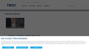 TROX AIR PURIFIER | TROX Middle East (LLC) - air purifier supplier