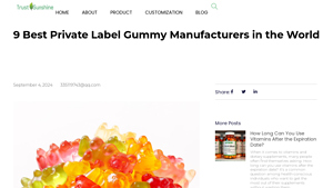 9 Best Private Label Gummy Manufacturers in the World - gummy candy supplier