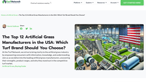 Top 12 Artificial Grass Manufacturers in the USA - TURF NETWORK - artificial turf supplier