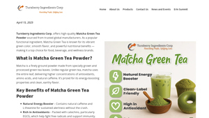 Premium Matcha Green Tea Powder Supplier in the Philippines - Natural ... - matcha green tea supplier