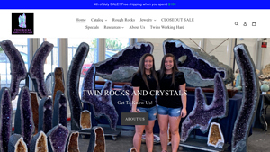 Twin Rocks and Crystals - gemstone suppliers
