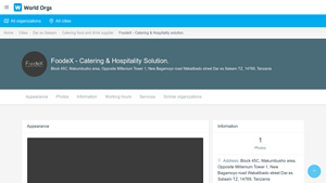 FoodeX - Catering & Hospitality solution. in the city Dar es Salaam - catering food and drink supplier