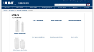 Bottles, Plastic Bottles, Glass Bottles in Stock - ULINE.ca - plastic bottle supplier